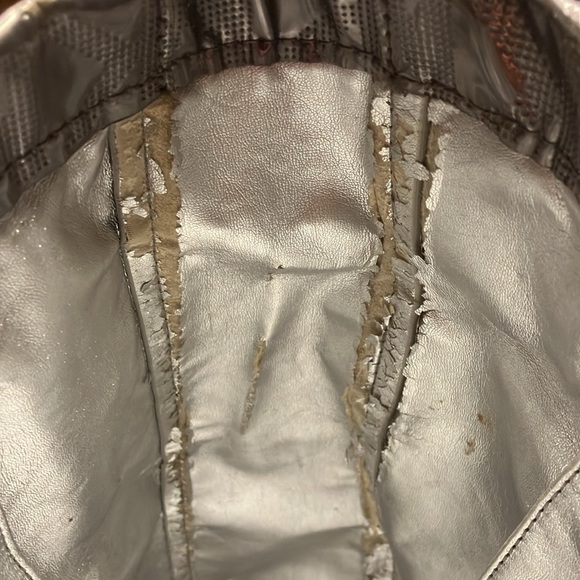 Michael Kors Metallic Mirror PVC and Leather Tote - Picture 5 of 7